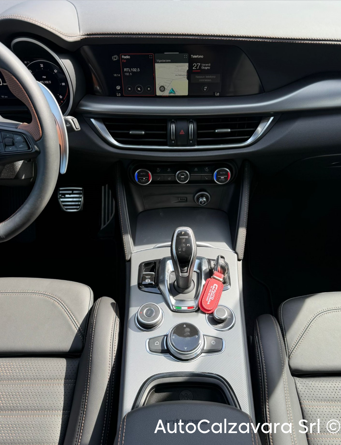 Alfa Romeo Stelvio 2.2 Turbodiesel 210 CV AT8 Q4 Intensa / NERO VULCANO / R7E03539